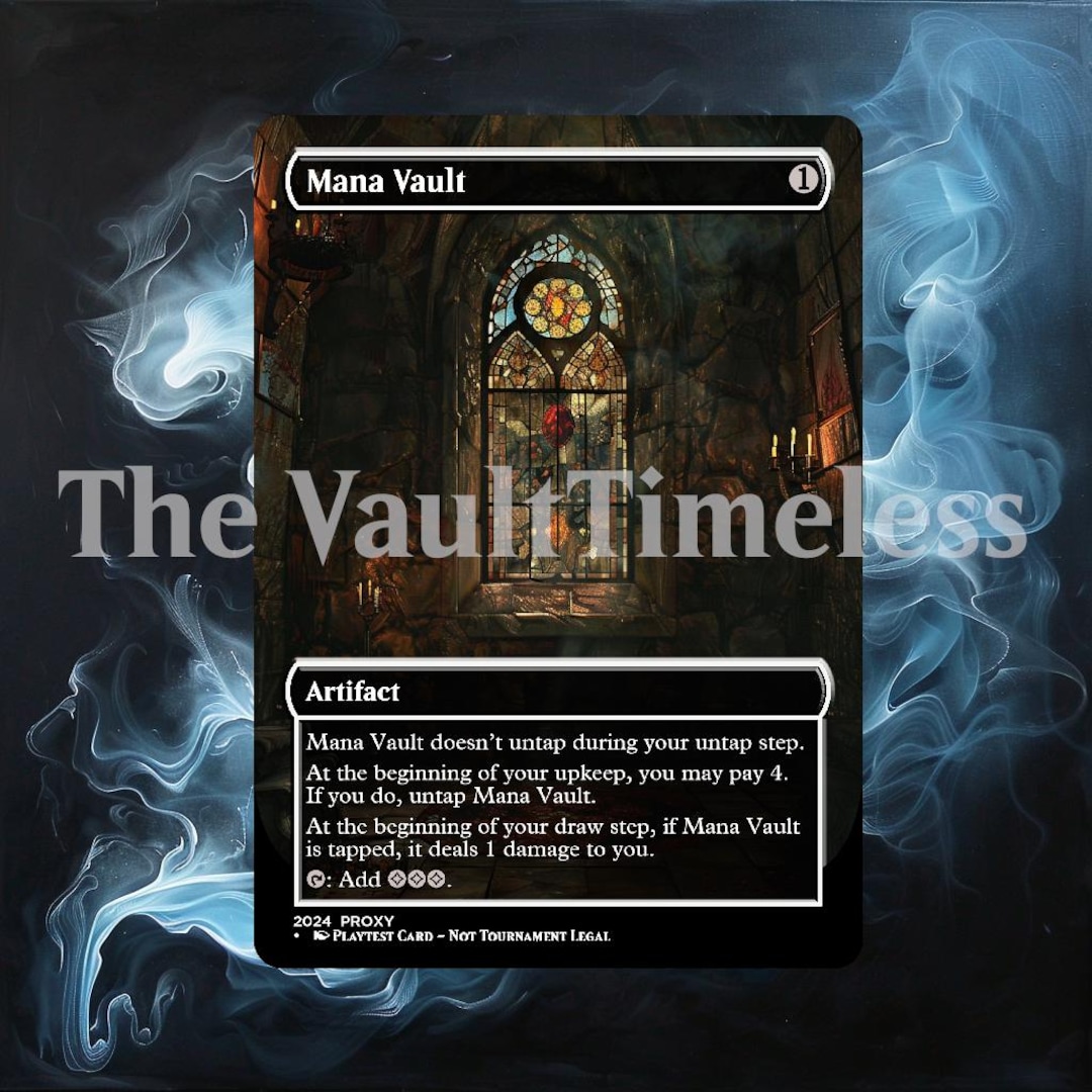 Mana Vault Proxy - Custom Proxy for Commander - Proxies - Etsy