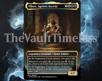 Oloro, Ageless Ascetic Proxy - Custom Proxy for Commander - Proxies - Etsy