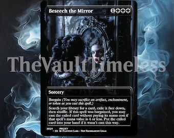 Beseech the Mirror - Full Art Custom Card - Etsy