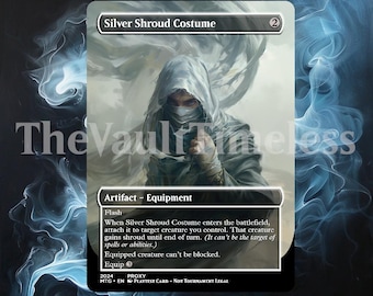 Silver Shroud Costume Proxy - Custom Proxy for Commander - Proxies