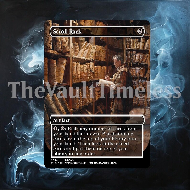 Scroll Rack Mtg Scroll Rack Proxy - Custom Proxy for Commander - Proxies - Etsy