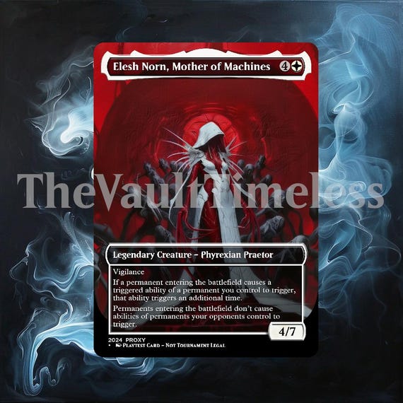 Elesh Norn, Mother of Machines Proxy - Custom Proxy for Commander - Proxies