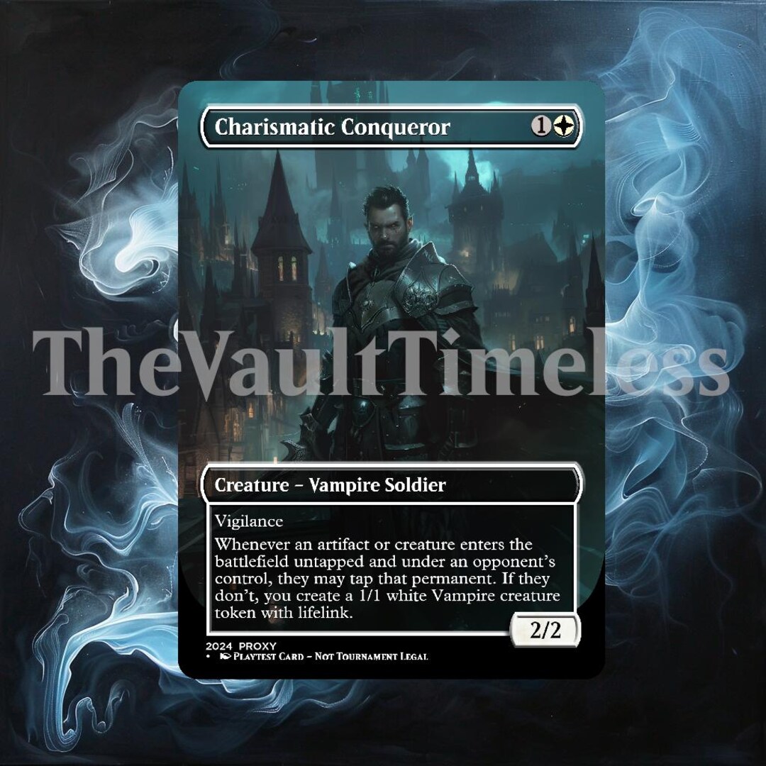Charismatic Conqueror Proxy - Custom Proxy for Commander - Proxies - Etsy