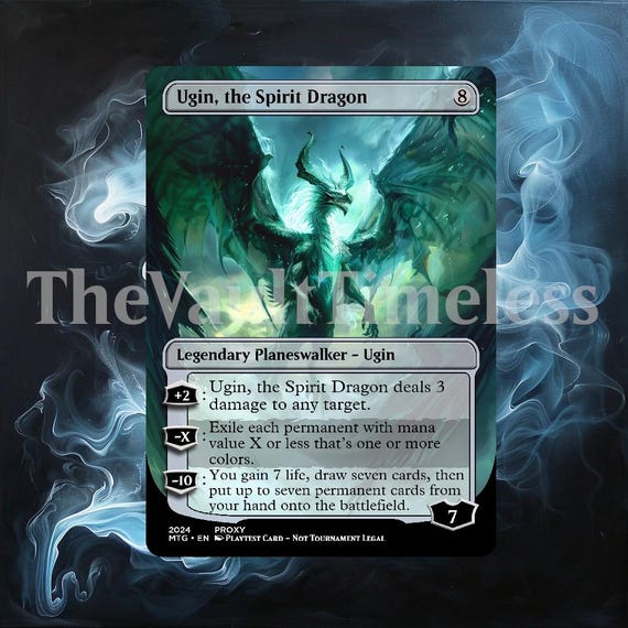 ugin mtg cards Ugin, the Spirit Dragon Proxy - Custom Proxy for Commander - Proxies