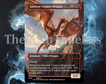 Ancient Copper Dragon Proxy - Custom Proxy for Commander - Proxies