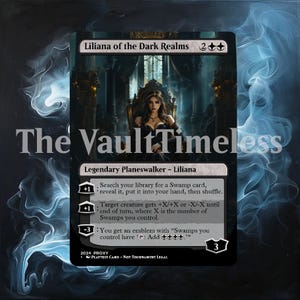 Proxy de Liliana de los Reinos Oscuros: Proxy personalizado para Commander - Proxies