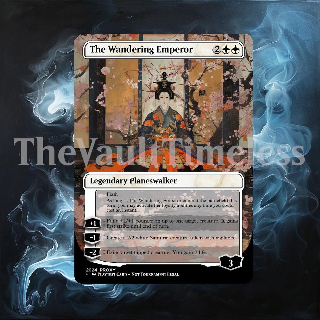 The Wandering Emperor Proxy - Custom Proxy for Commander - Proxies - Etsy