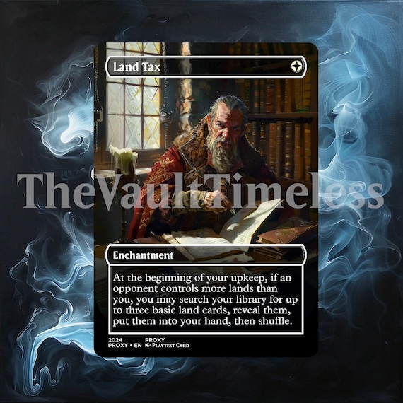 Land Tax Proxy - Custom Proxy for Commander - Proxies - Etsy