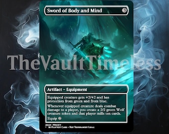 Sword of Body and Mind Proxy - Custom Proxy for Commander - Proxies