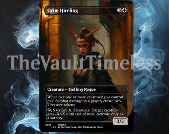 Grim Hireling Proxy - Custom Proxy for Commander - Proxies