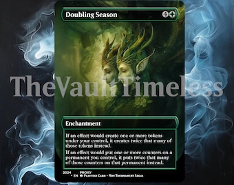 Doubling Season Proxy - Custom Proxy for Commander - Proxies