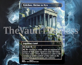 Nykthos, Shrine to Nyx | Proxy Card - Etsy