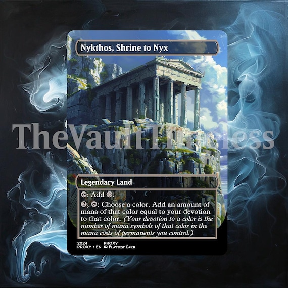 Nykthos, Shrine to Nyx Proxy - Custom Proxy for Commander