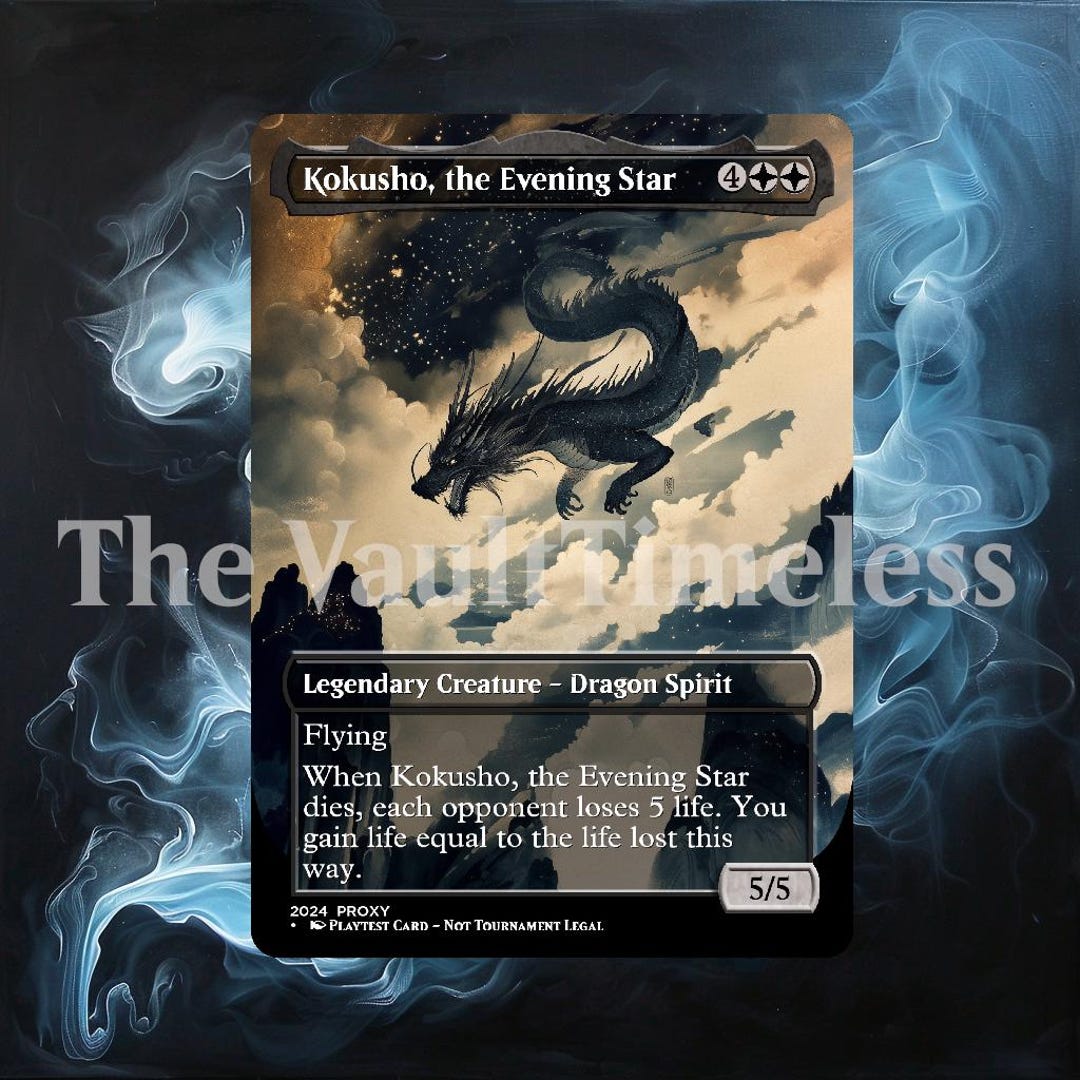Kokusho, the Evening Star Proxy - Custom Proxy for Commander