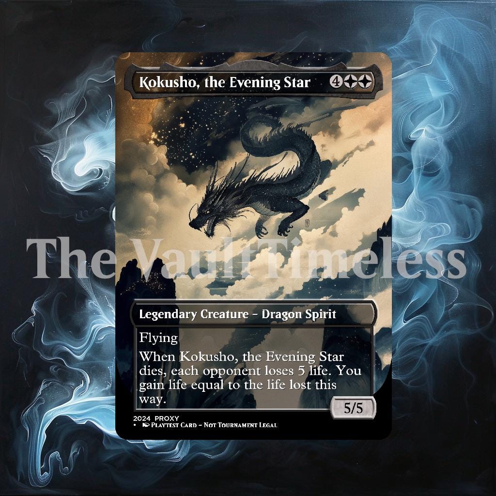 Kokusho, the Evening Star Proxy - Custom Proxy for Commander