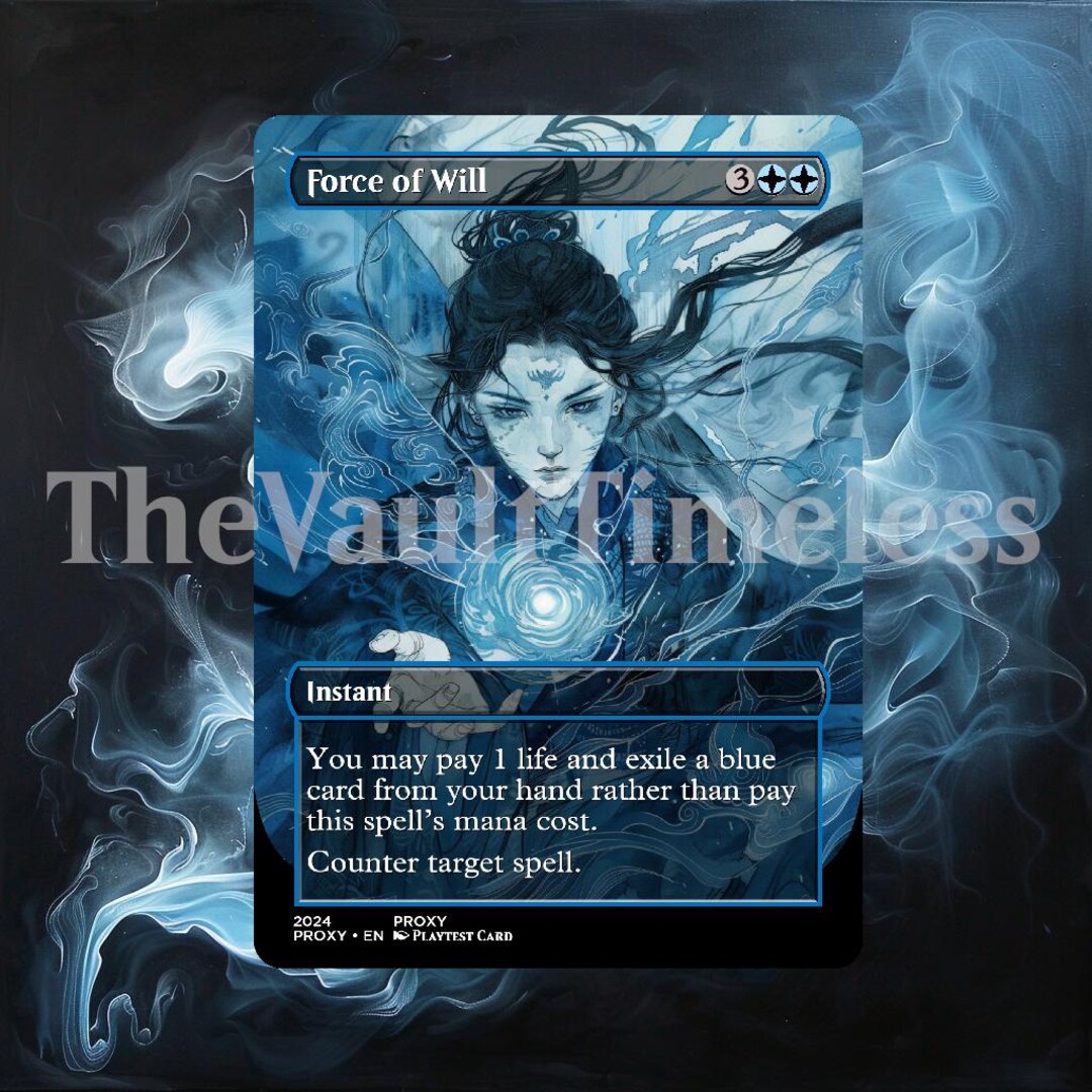 Force of Will Japanese Style Proxy - Custom Proxy for Commander ...