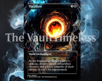 The Abyss Proxy - Custom Proxy for Commander - Proxies - Etsy
