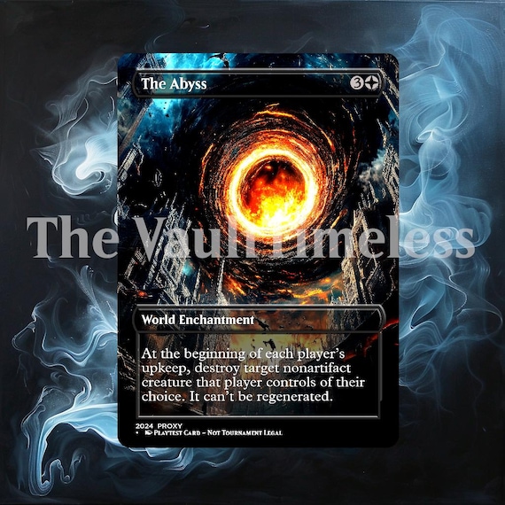 The Abyss Proxy - Custom Proxy for Commander - Proxies - Etsy