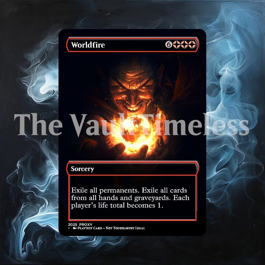 worldfire mtg card Worldfire Proxy - Custom Proxy for Commander - Proxies