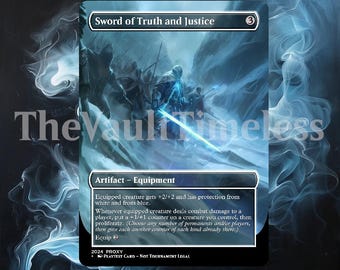 Sword of Truth and Justice - Magic Playtest Proxy - Fullart