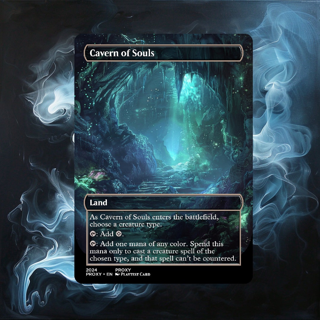 Cavern of Souls Mtg Proxy Custom Proxy for Commander MTG Magic the Gathering Proxies MTG Proxies