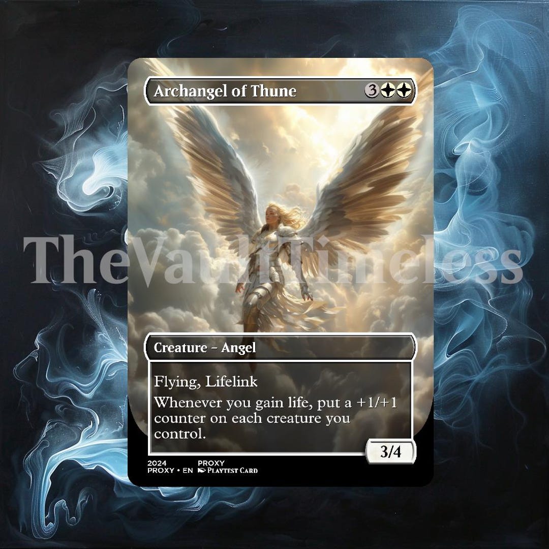 Archangel of Thune Proxy - Custom Proxy for Commander - Proxies - Etsy