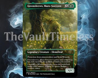 Greensleeves, Maro-sorcerer Proxy - Custom Proxy for Commander - Proxies -  Etsy Canada