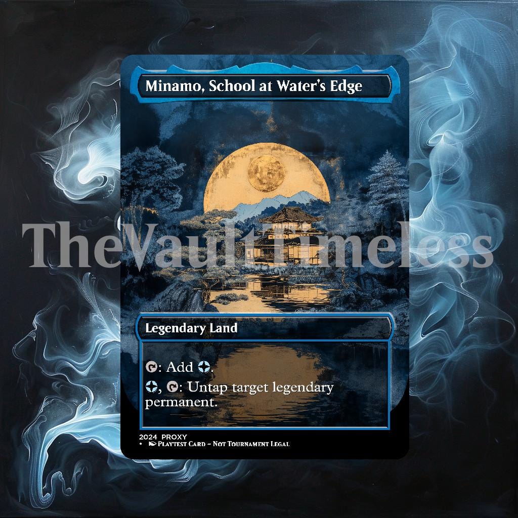 MTG＊Minamo,School at Water&#39;s Edge＊英語版 Minamo, School at Water's Edge (Dol Amroth) (Borderless