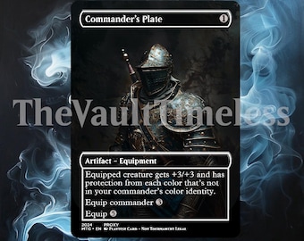 Commander's Plate Proxy - Custom Proxy for Commander - Proxies