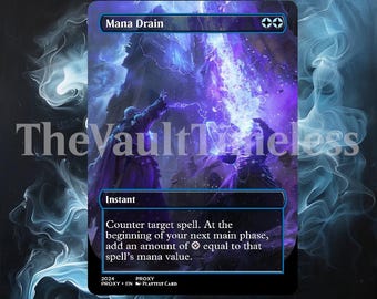 Mana Drain Proxy - Custom Proxy for Commander - Proxies