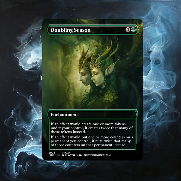 Doubling Season Magic Proxy - Etsy