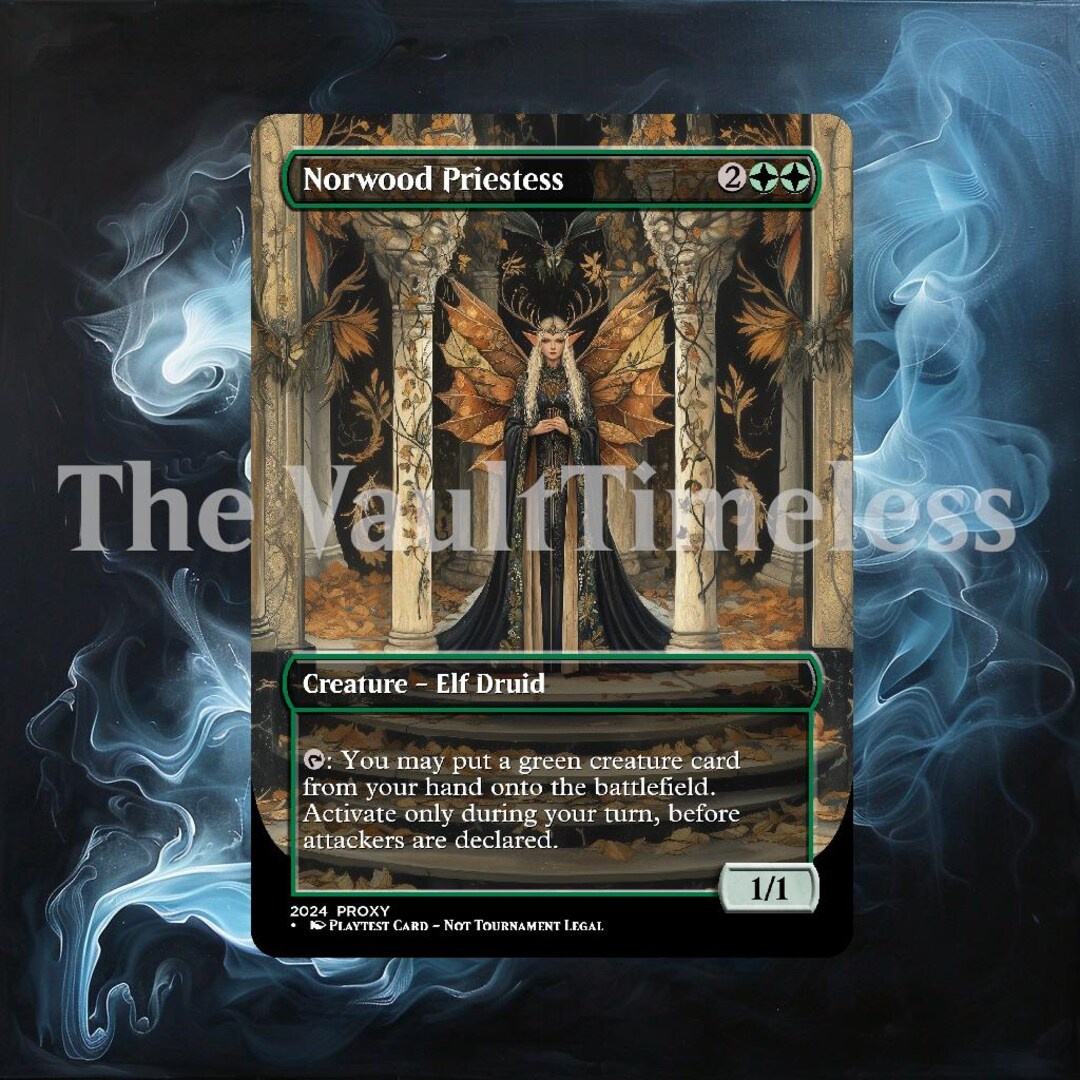 Norwood Priestess Proxy - Custom Proxy for Commander - Proxies - Etsy