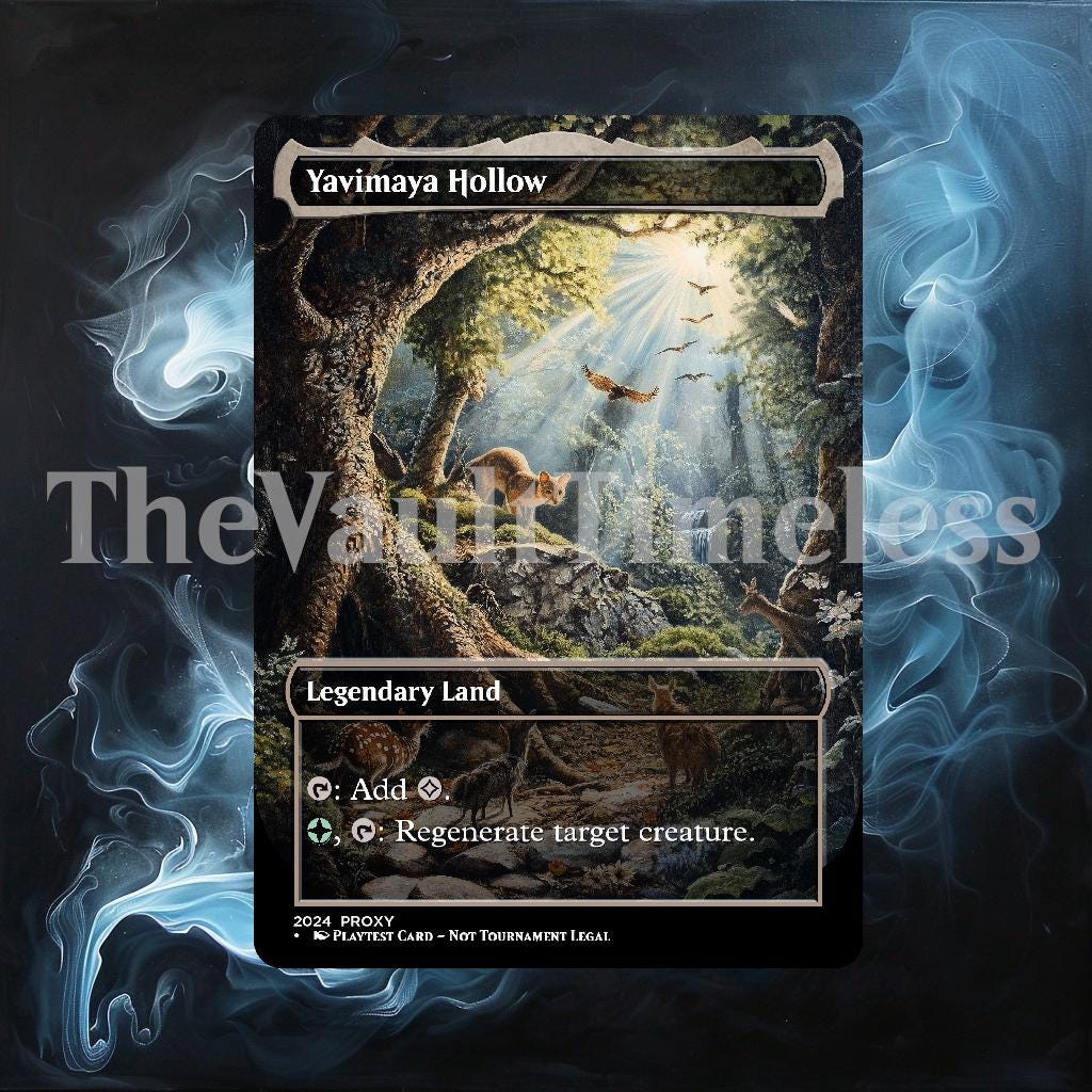 Yavimaya Hollow Proxy - Custom Proxy for Commander - Proxies