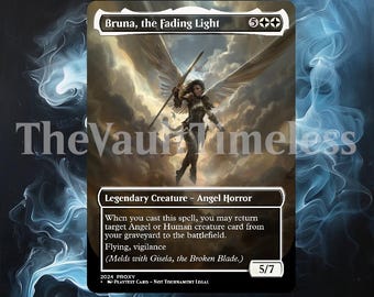 MTG Arabella Abandoned Doll Foil W/ Borders Signed #41 B&W Art - Etsy