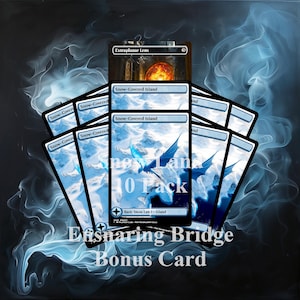 Pacchetto da 10 carte bonus "Isola innevata" + set di proxy per le carte bonus "Lente extraplanare" - Proxy personalizzato per il comandante - Proxy