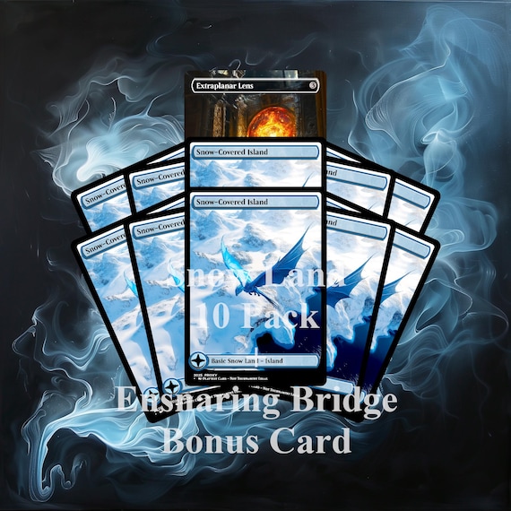 Snow Covered Island 10 Pack + Extraplanar Lens Bonus Card Proxy Set - Custom Proxy for Commander - Proxies - Etsy Israel Snow Covered Island 10 Pack + Extraplanar Lens Bonus Card Proxy Set - Custom Proxy for Commander - Proxies - Etsy Israel