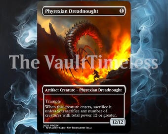 Phyrexian Dreadnought Proxy - Custom Proxy for Commander - Proxies
