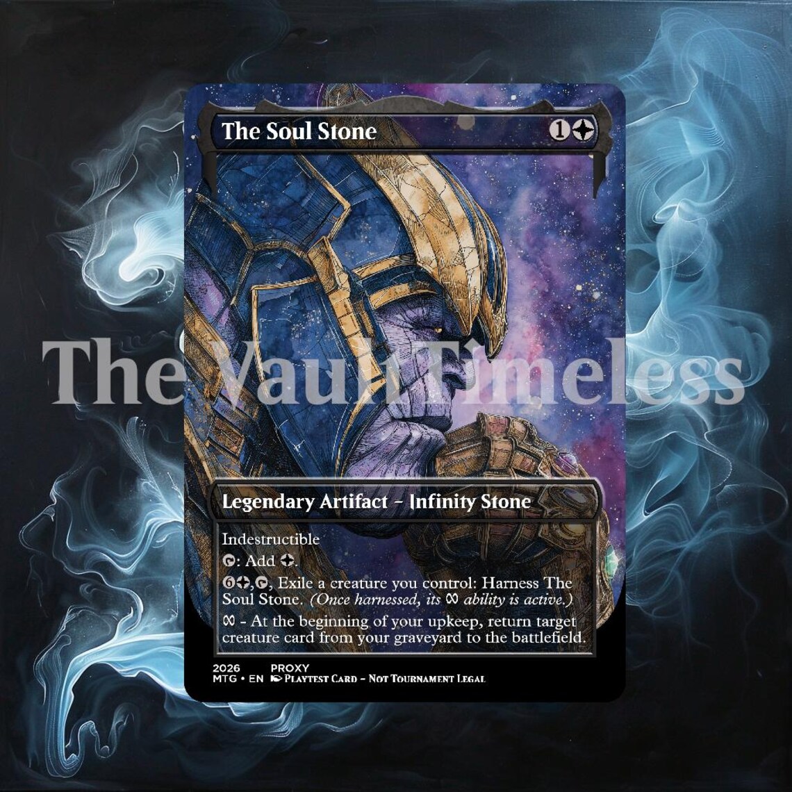 The Soul Stone Proxy - Custom Proxy for Commander - Proxies - Etsy