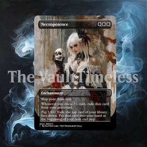 Mtg Necropotence Playmat - Etsy