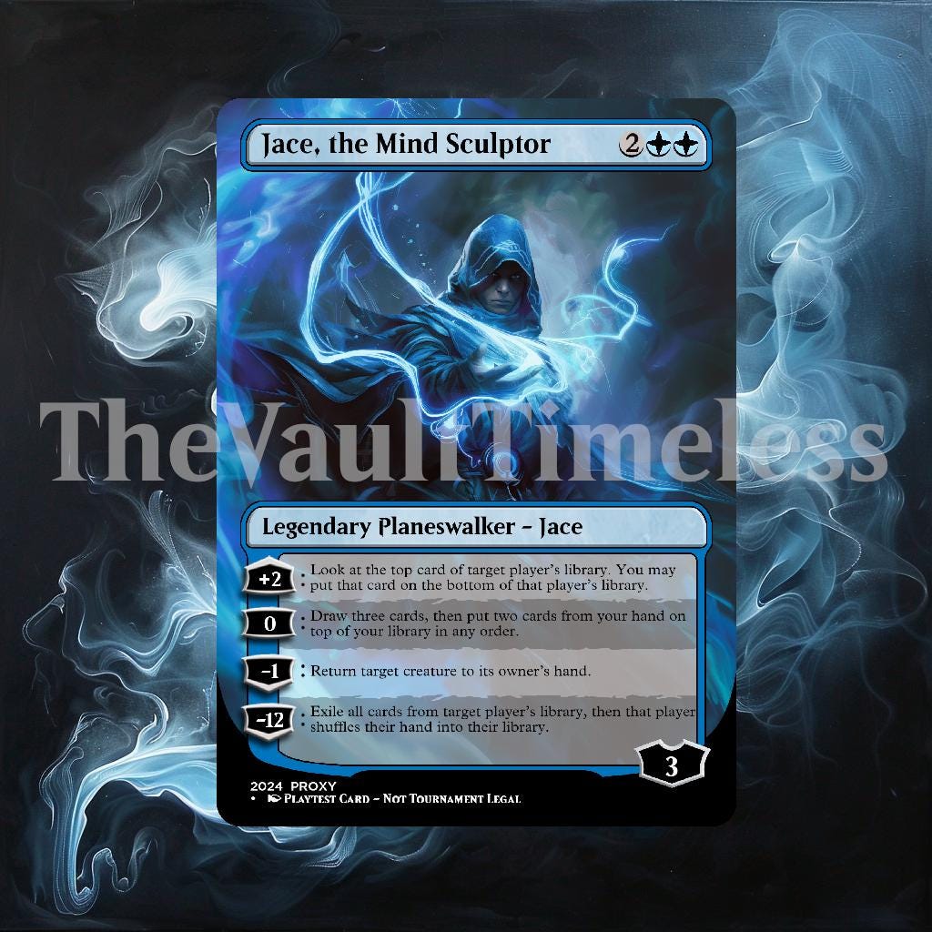 Jace, the Mind Sculptor Proxy - Custom Proxy for Commander