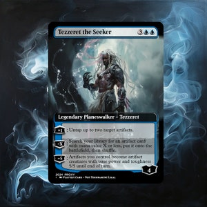 Tezzeret the Seeker Proxy - Custom Proxy for Commander MTG - Magic the Gathering Proxies - MTG Proxies