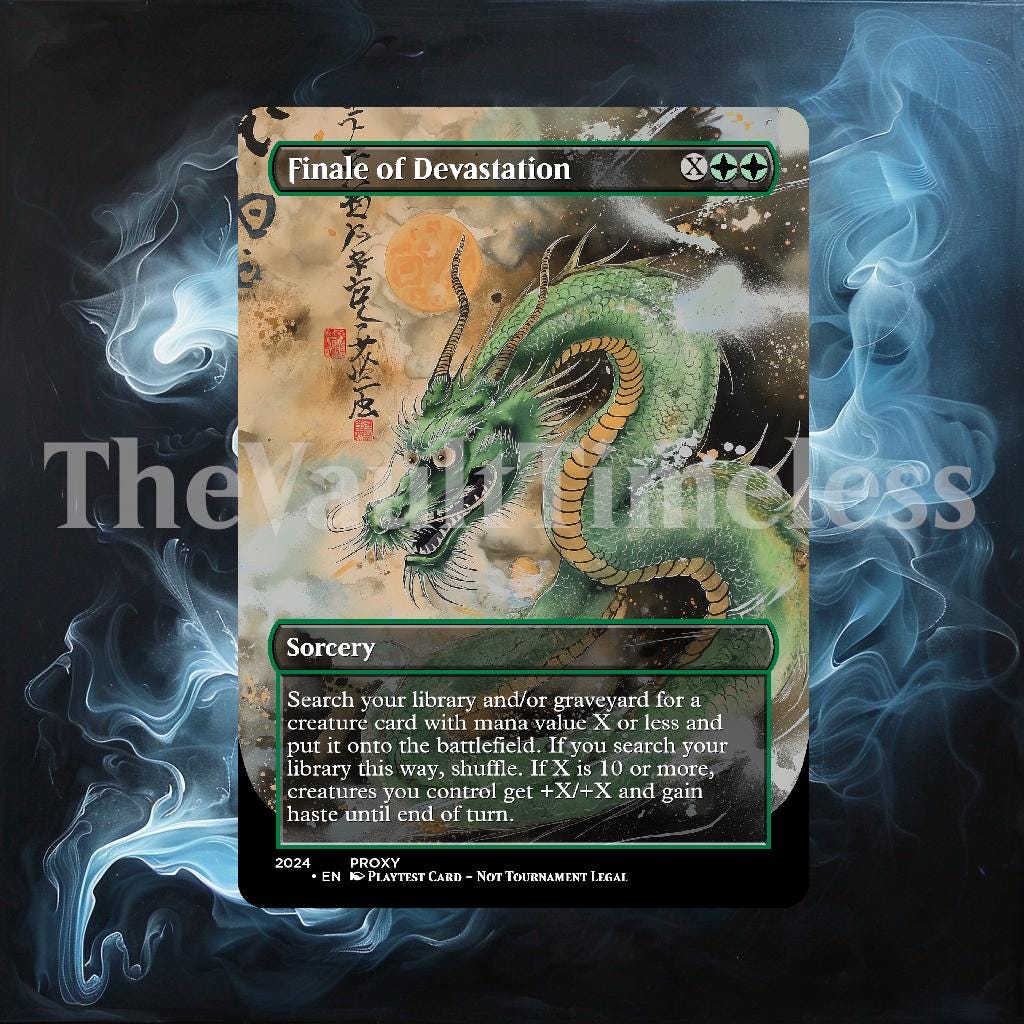 Finale of Devastation Japanese Style Proxy - Custom Proxy for