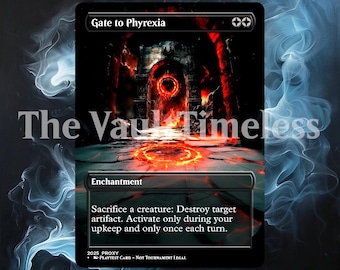 Gate to Phyrexia Proxy | Full Art - Etsy