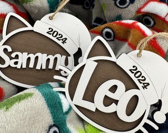 Enfeite de gato personalizado