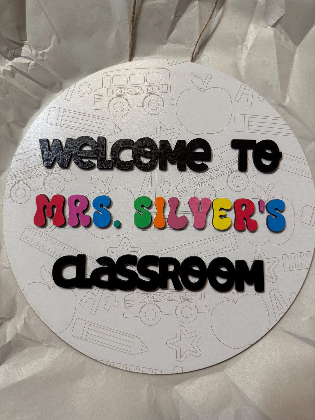 Customized Teacher Sign - Etsy
