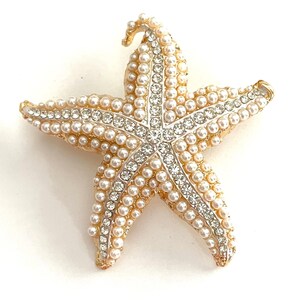 Gold Starfish Brooch - Etsy display picture 1
