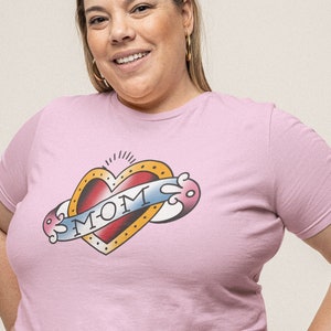 Tattoo Heart Mom Shirt, Mothers Day Gift, Heart Mom Tattoo, Gift For Her, Mom With Tattoos, Funny Tattoo Shirt, Funny Mom Shirt