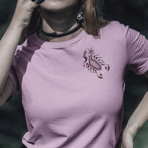Regalos de escorpión / Camisa de escorpión / Camisa amante de los insectos / Camisa amante de la astrología / Camiseta grunge suave / Estampado de insectos / Traje E-Girl