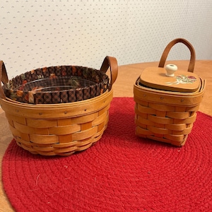 2 Longaberger Basket - Etsy