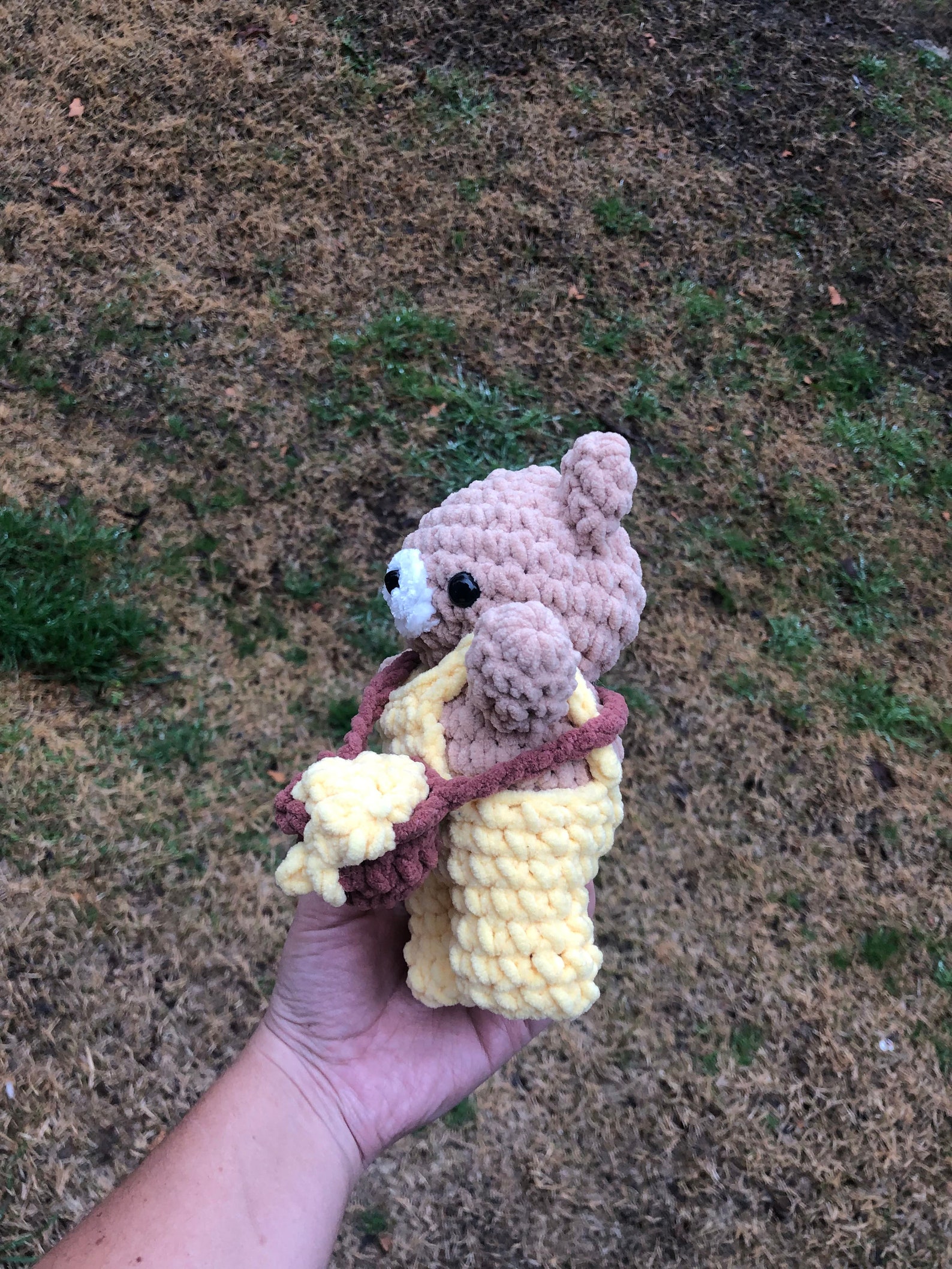 Honey Bear Overalls - Red main image 0